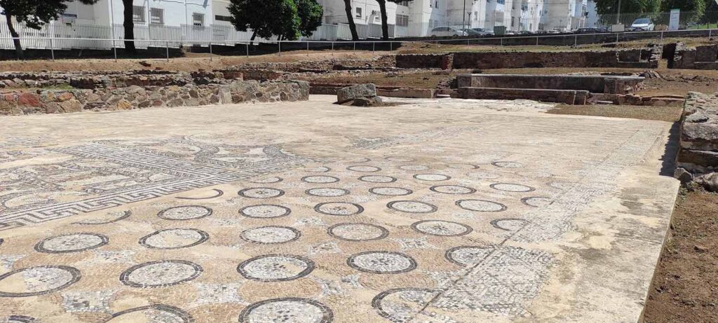 Restauración de mosaicos y cursos