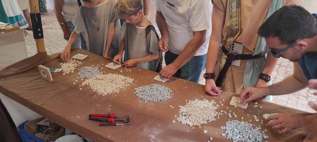 Cursos y restauración de mosaicos