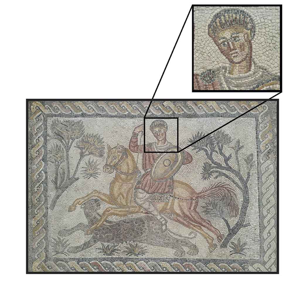 Mosaico “Cazador de Panteras”