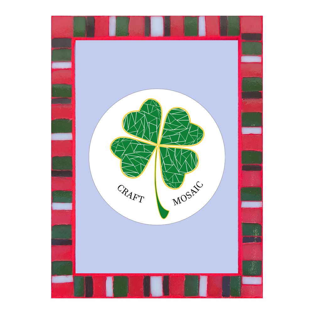 Marco para Fotos en Mosaico “Rojo Navidad”