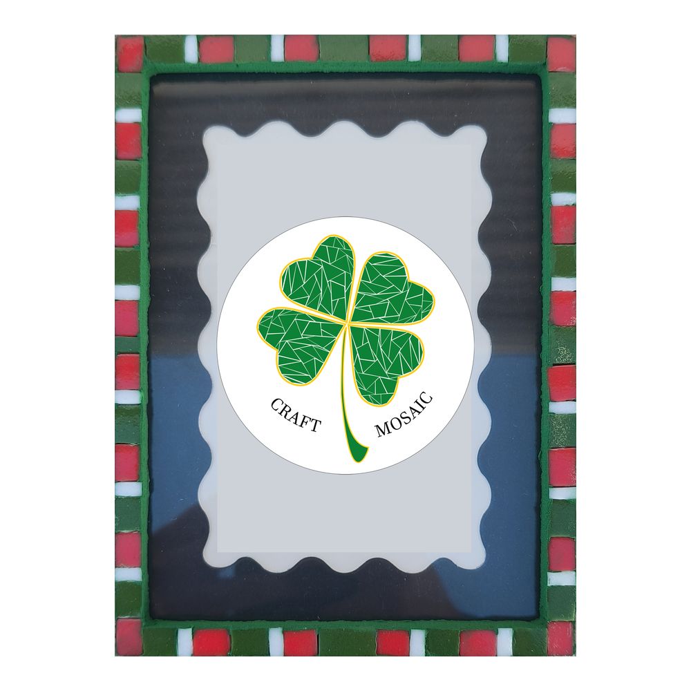 Marco para Fotos en Mosaico “Verde Navidad”